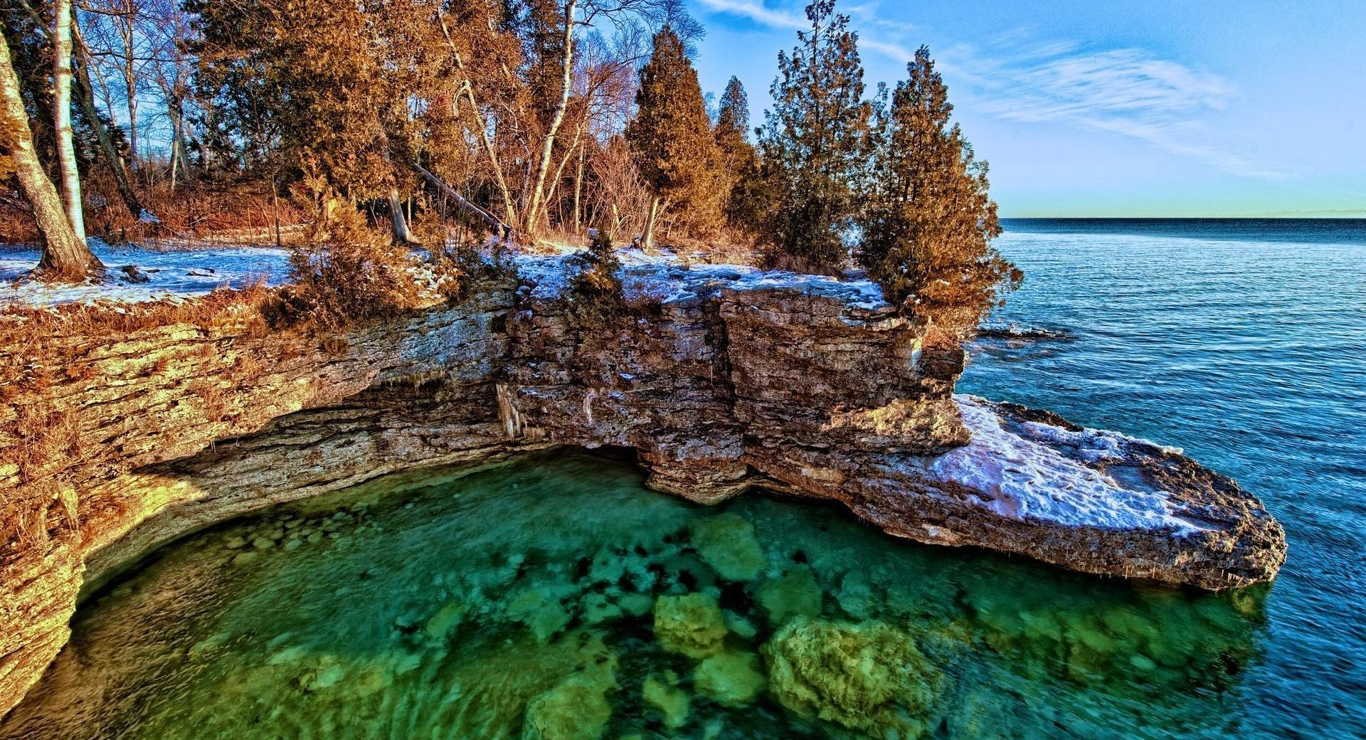 Lake Michigan at 1334 x 750 iPhone 7 size wallpapers HD quality