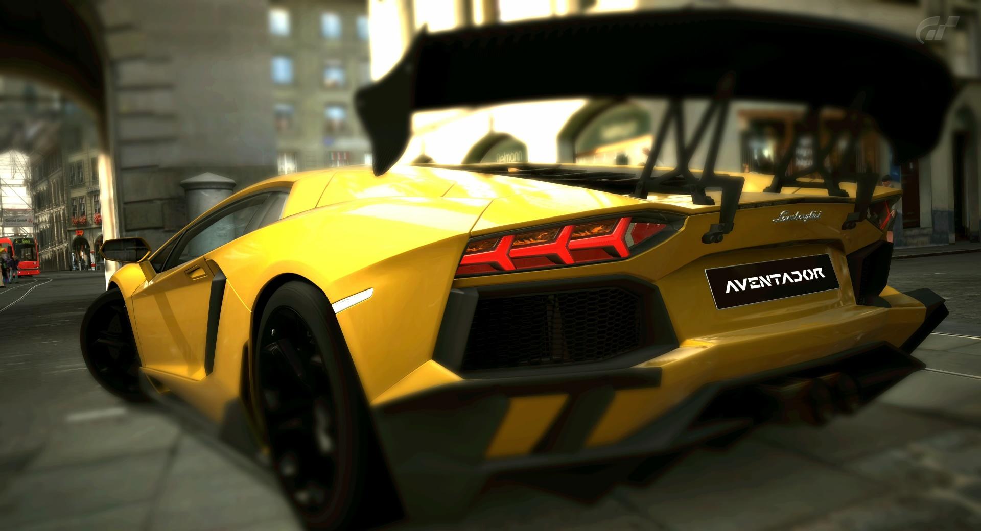 Lamborghini Aventador LP700-4 Inca Gold Yellow wallpapers HD quality