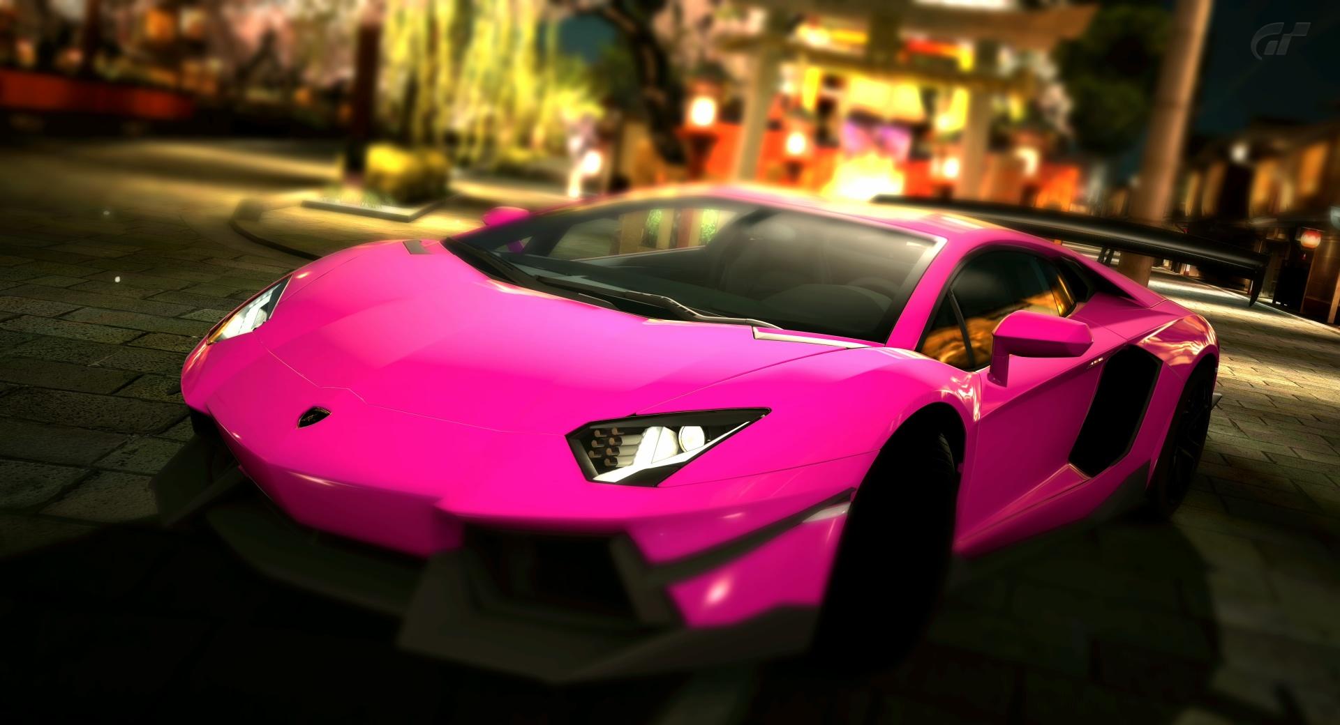 Lamborghini Aventador LP700-4 Pink Passionate wallpapers HD quality