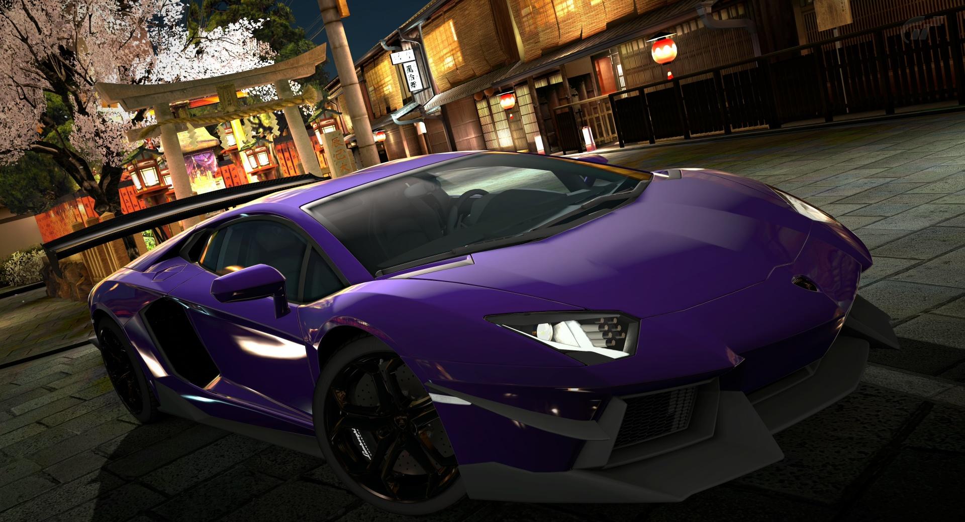 Lamborghini Aventador LP700-4 Purple wallpapers HD quality