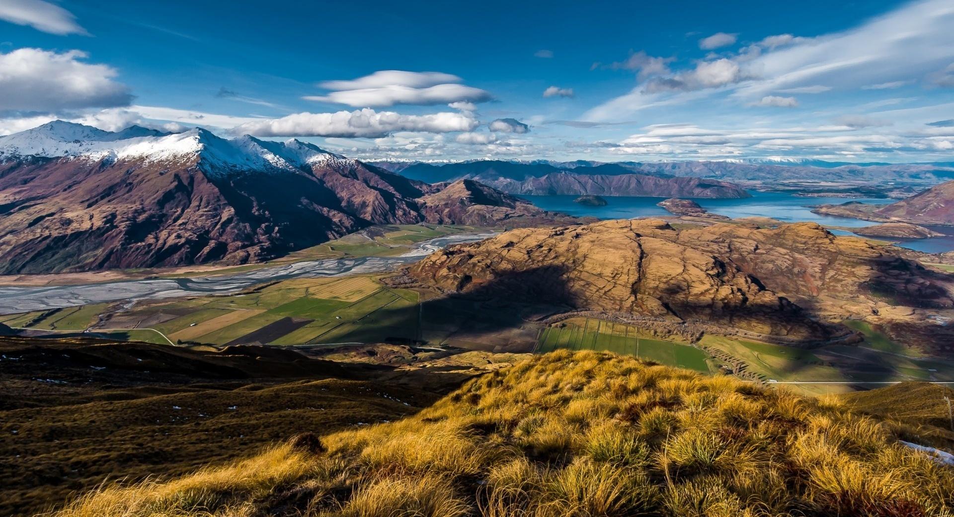 Landscape Of Wanaka New Zealand at 1024 x 1024 iPad size wallpapers HD quality