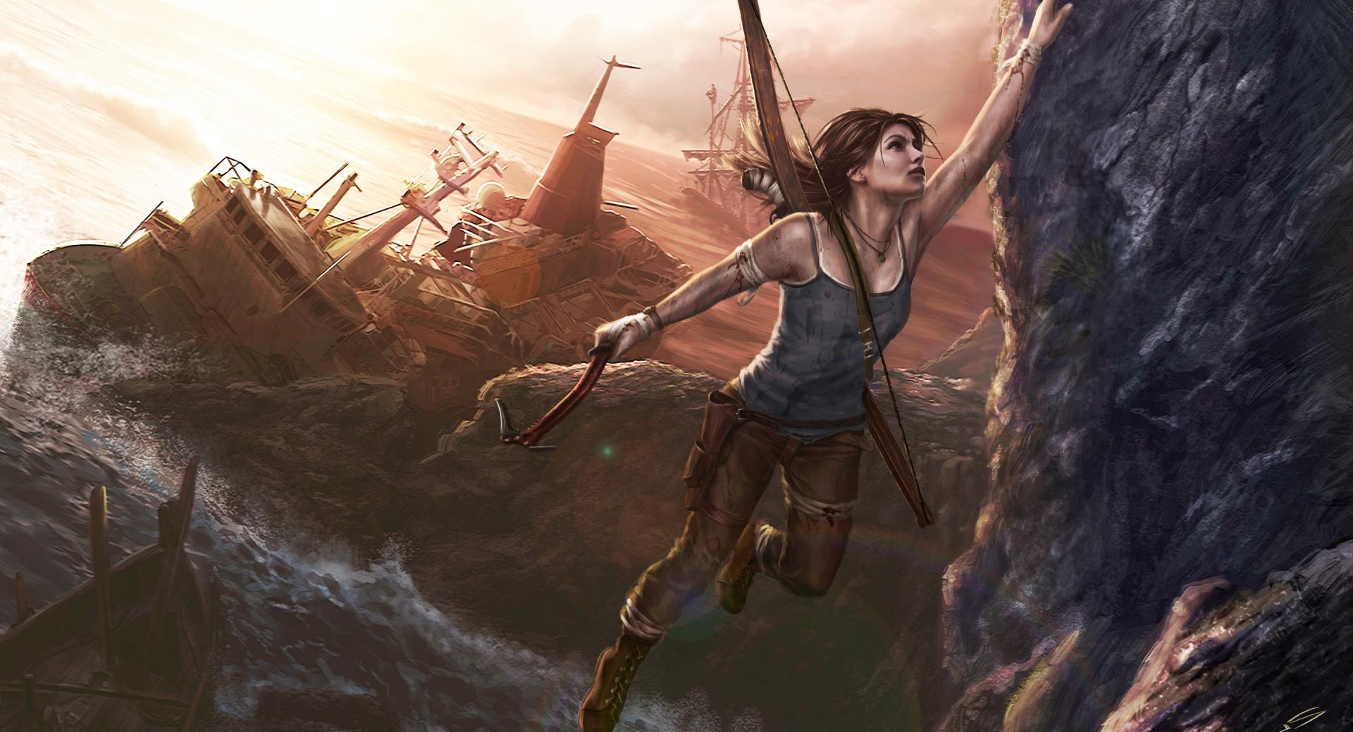 Lara Croft A Survivor Is Born wallpapers HD quality