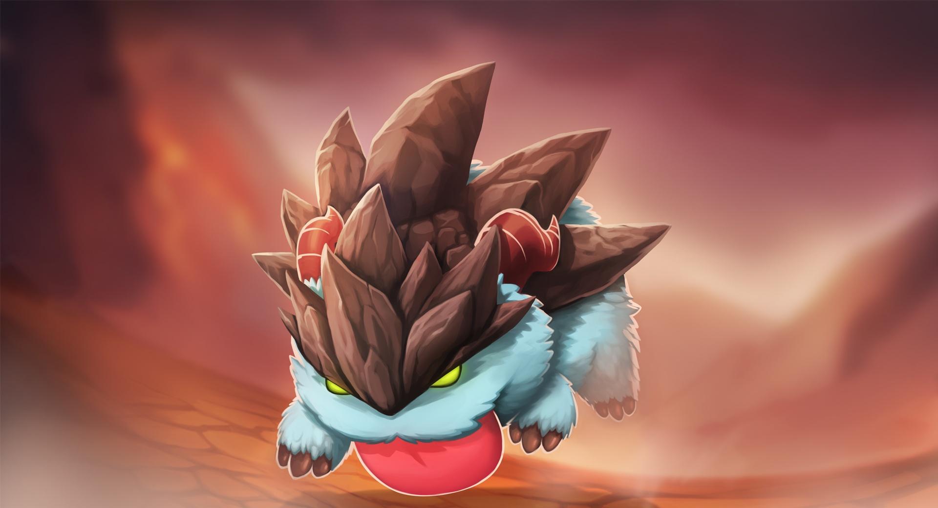 Malphite Poro at 1334 x 750 iPhone 7 size wallpapers HD quality