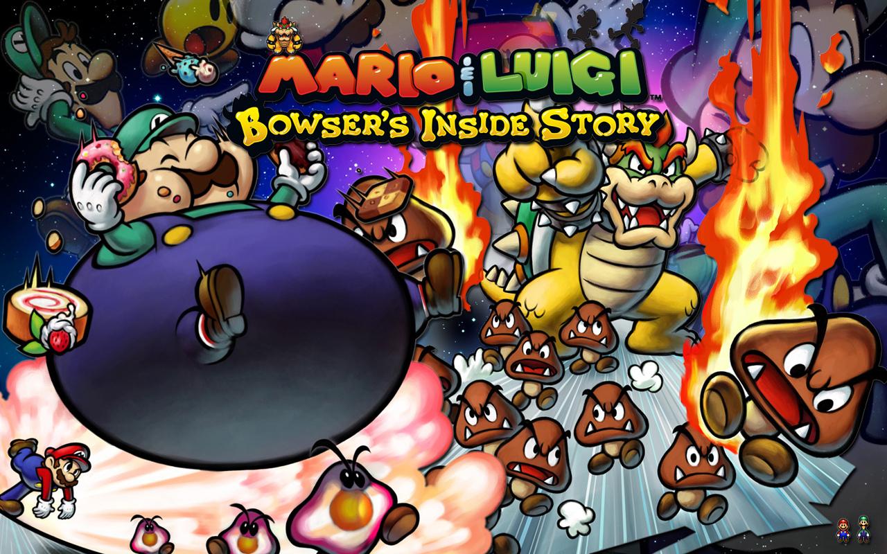 Mario and Luigi Bowser s Inside Story at 640 x 1136 iPhone 5 size wallpapers HD quality