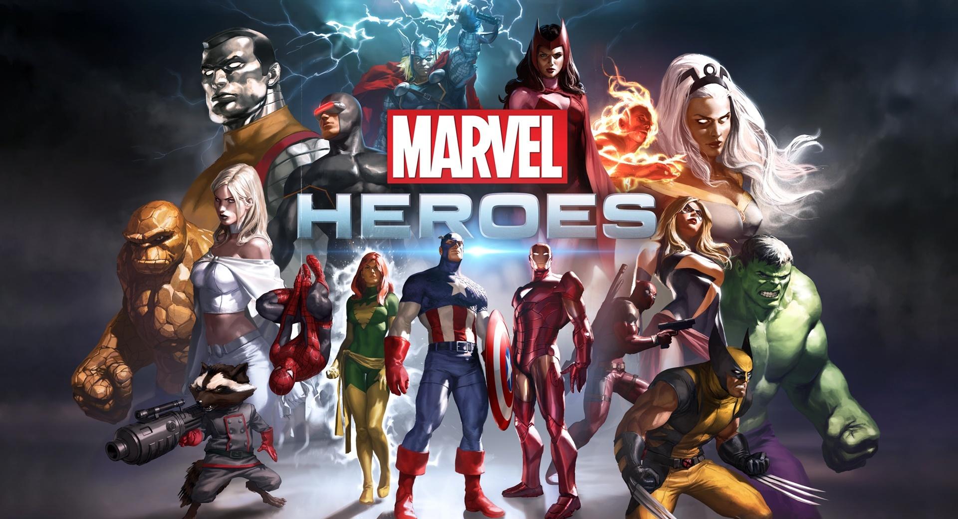 Marvel Heroes Game 2014 at 640 x 1136 iPhone 5 size wallpapers HD quality