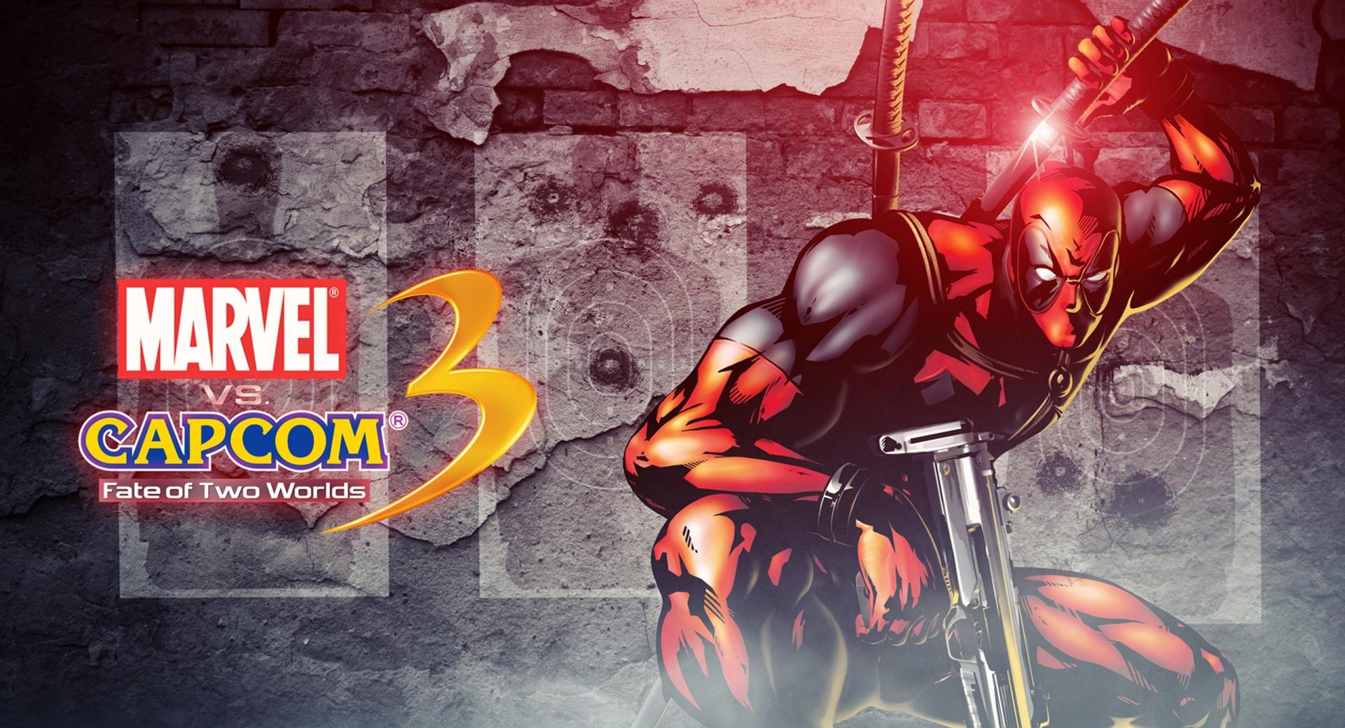 Marvel vs Capcom 3 - Deadpool at 1024 x 1024 iPad size wallpapers HD quality