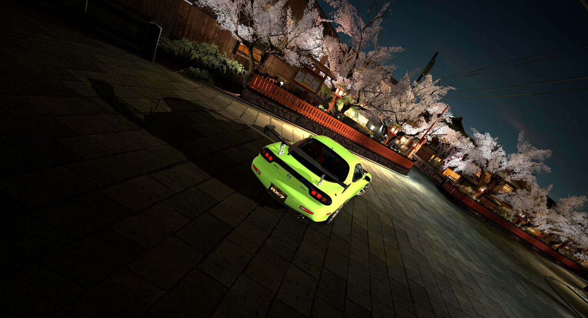 Mazda RX7 3D, Gran Turismo 5 at 640 x 1136 iPhone 5 size wallpapers HD quality