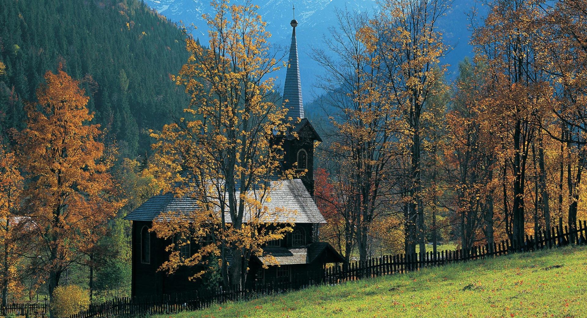 Mountain Church at 2048 x 2048 iPad size wallpapers HD quality