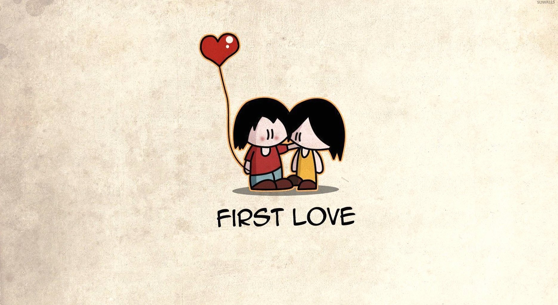 Never forget the first love at 640 x 1136 iPhone 5 size wallpapers HD quality