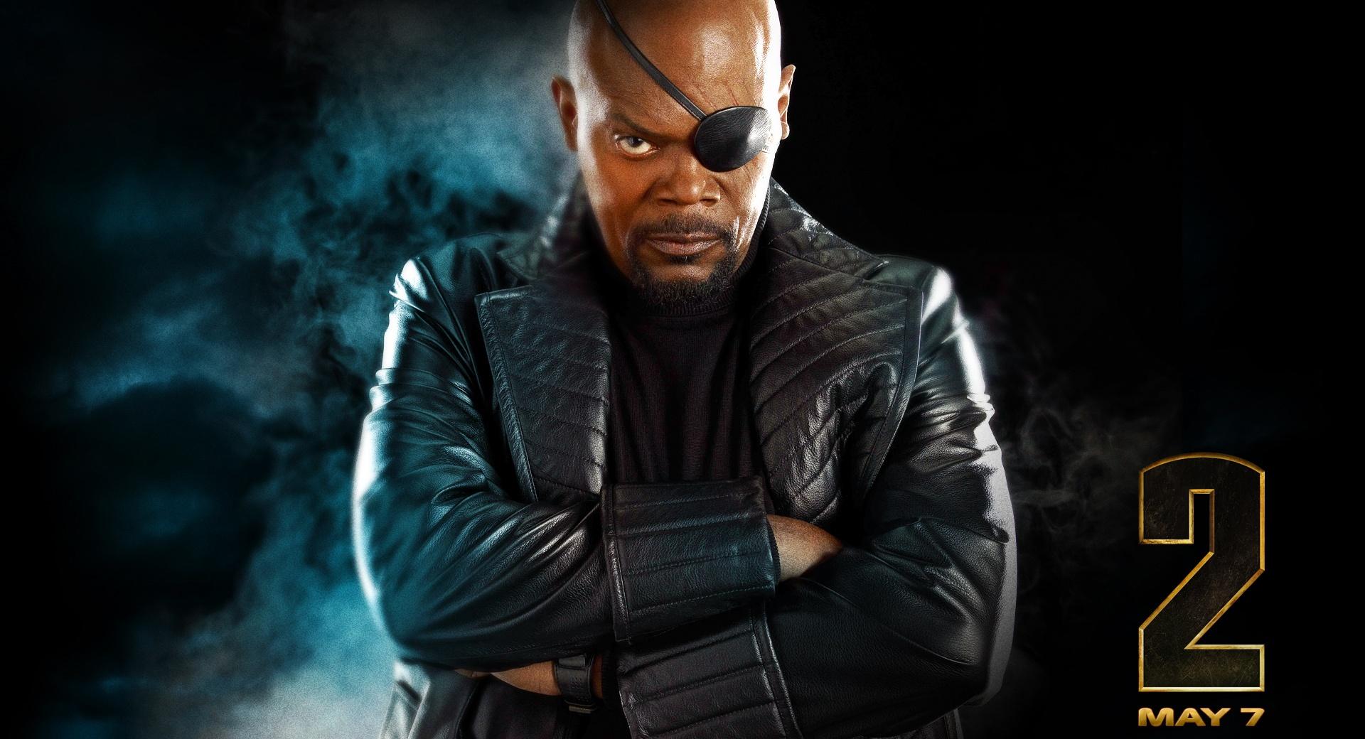 Nick Fury, Iron Man 2 at 640 x 960 iPhone 4 size wallpapers HD quality
