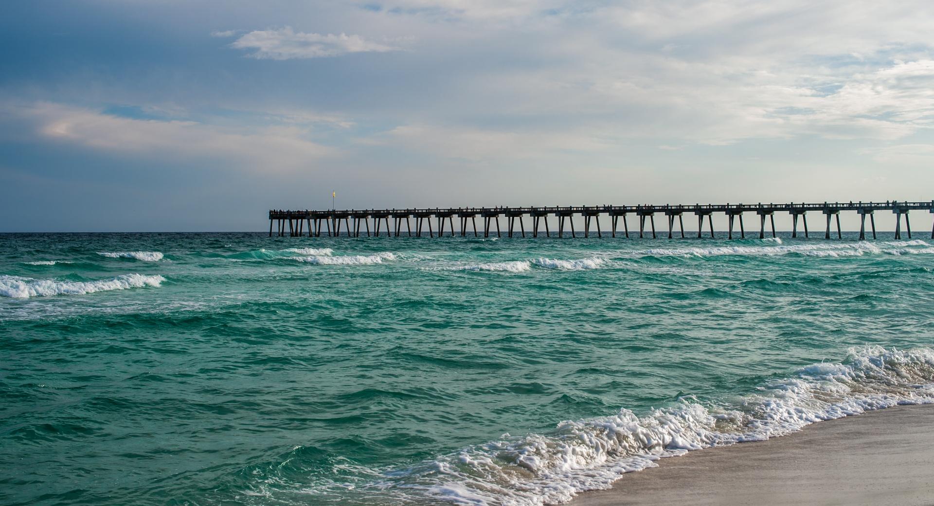 Ocean Pier at 750 x 1334 iPhone 6 size wallpapers HD quality