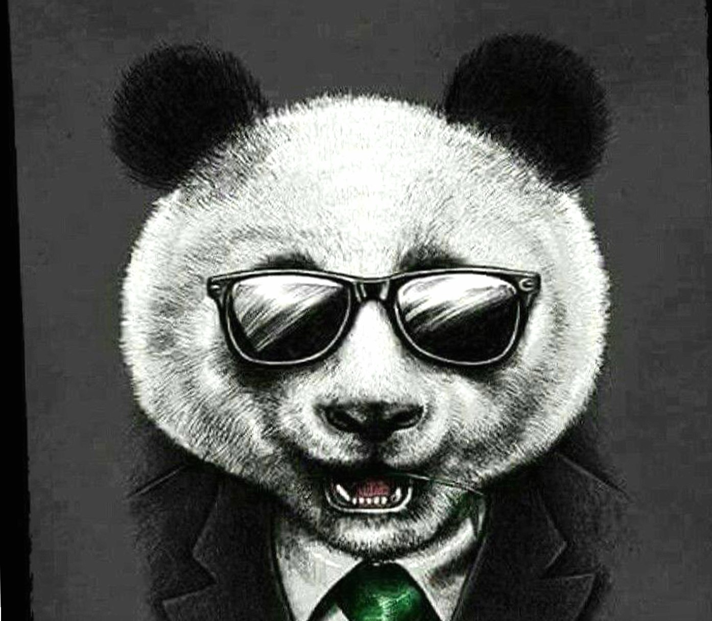 PANDA COOL GUARD at 320 x 480 iPhone size wallpapers HD quality