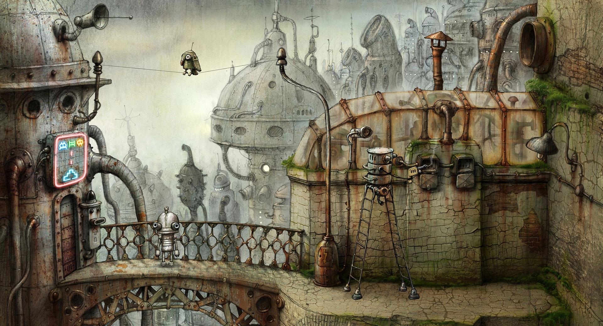 Parrot, Machinarium Game at 1152 x 864 size wallpapers HD quality
