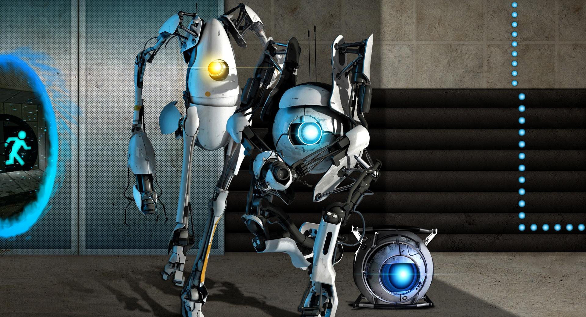 Portal 2 Team at 640 x 960 iPhone 4 size wallpapers HD quality