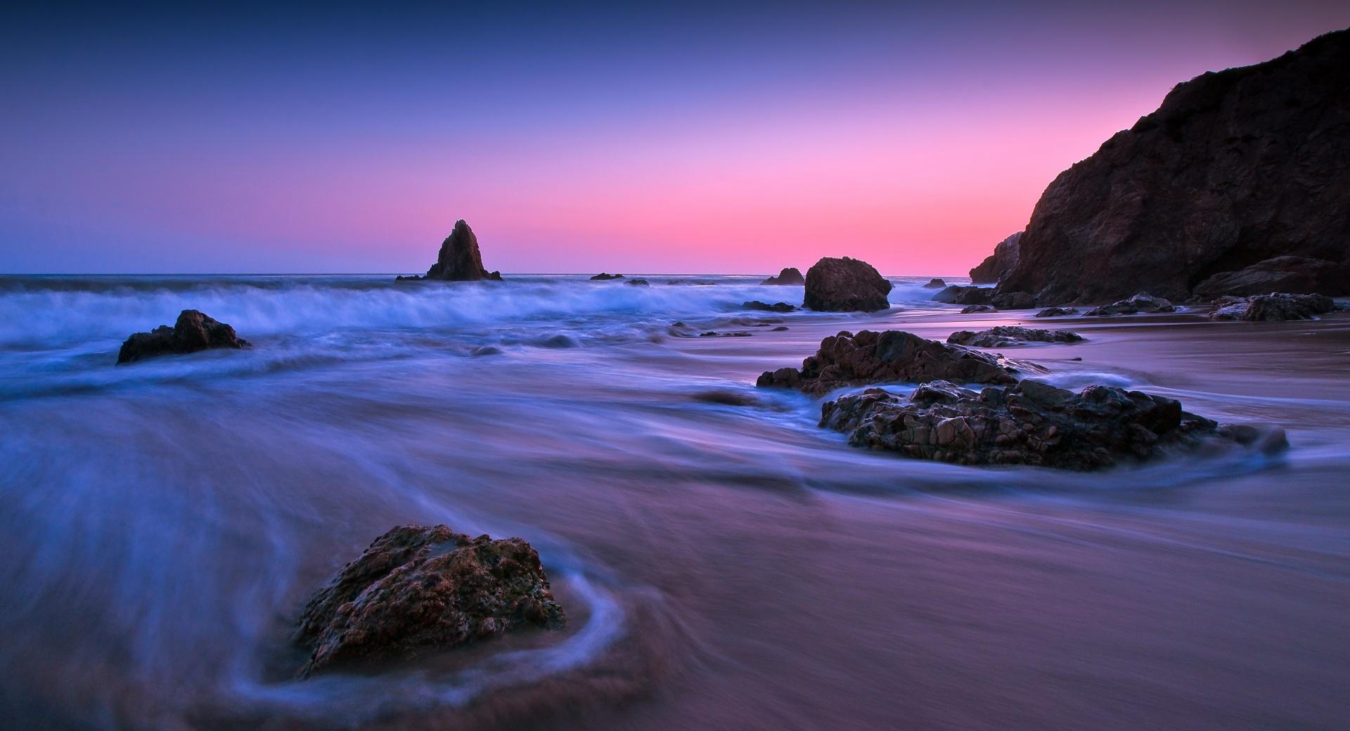 Purple Sunset Light at 640 x 1136 iPhone 5 size wallpapers HD quality