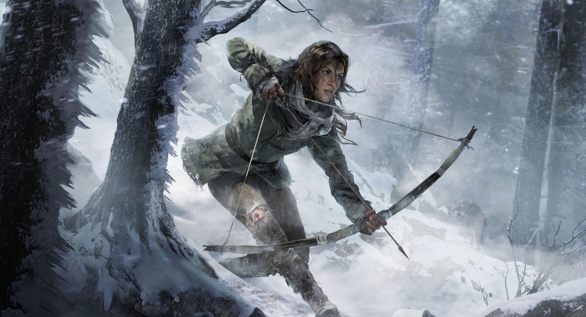 Rise of the Tomb Raider 2015 Video Game at 1024 x 1024 iPad size wallpapers HD quality