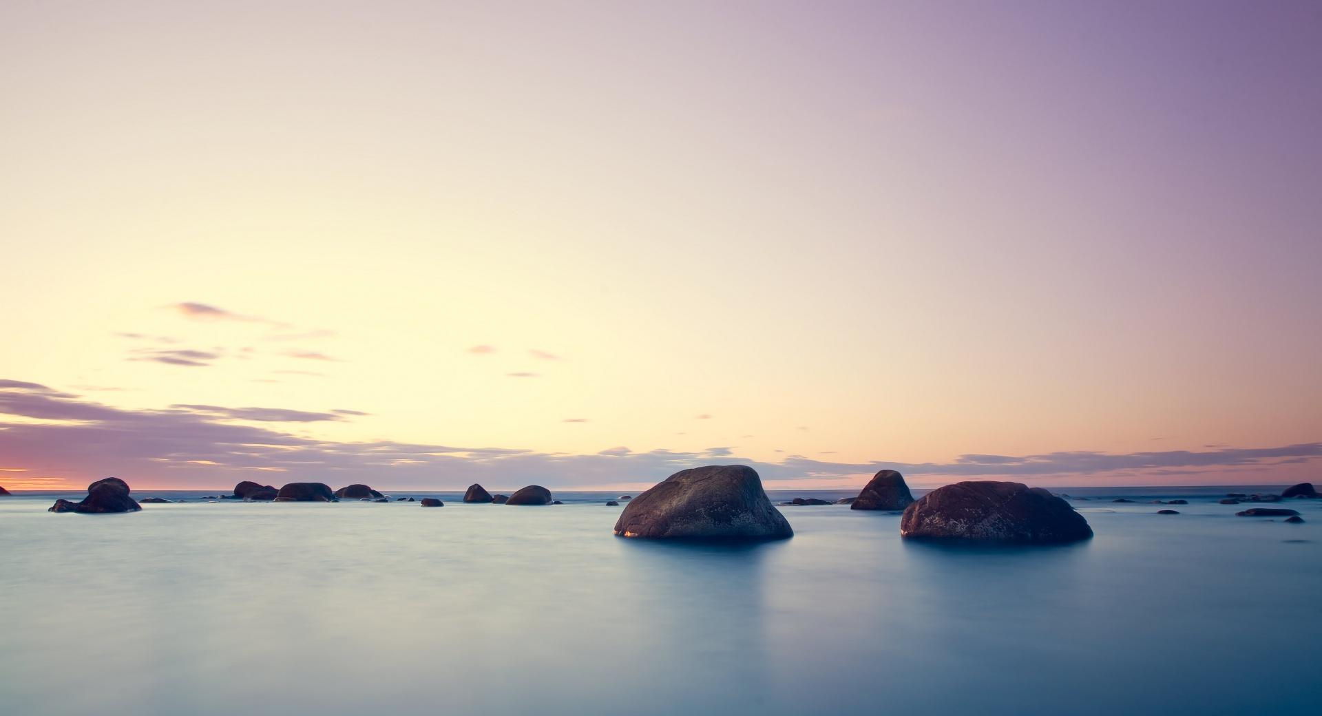 Rocks In The Water at 1600 x 1200 size wallpapers HD quality