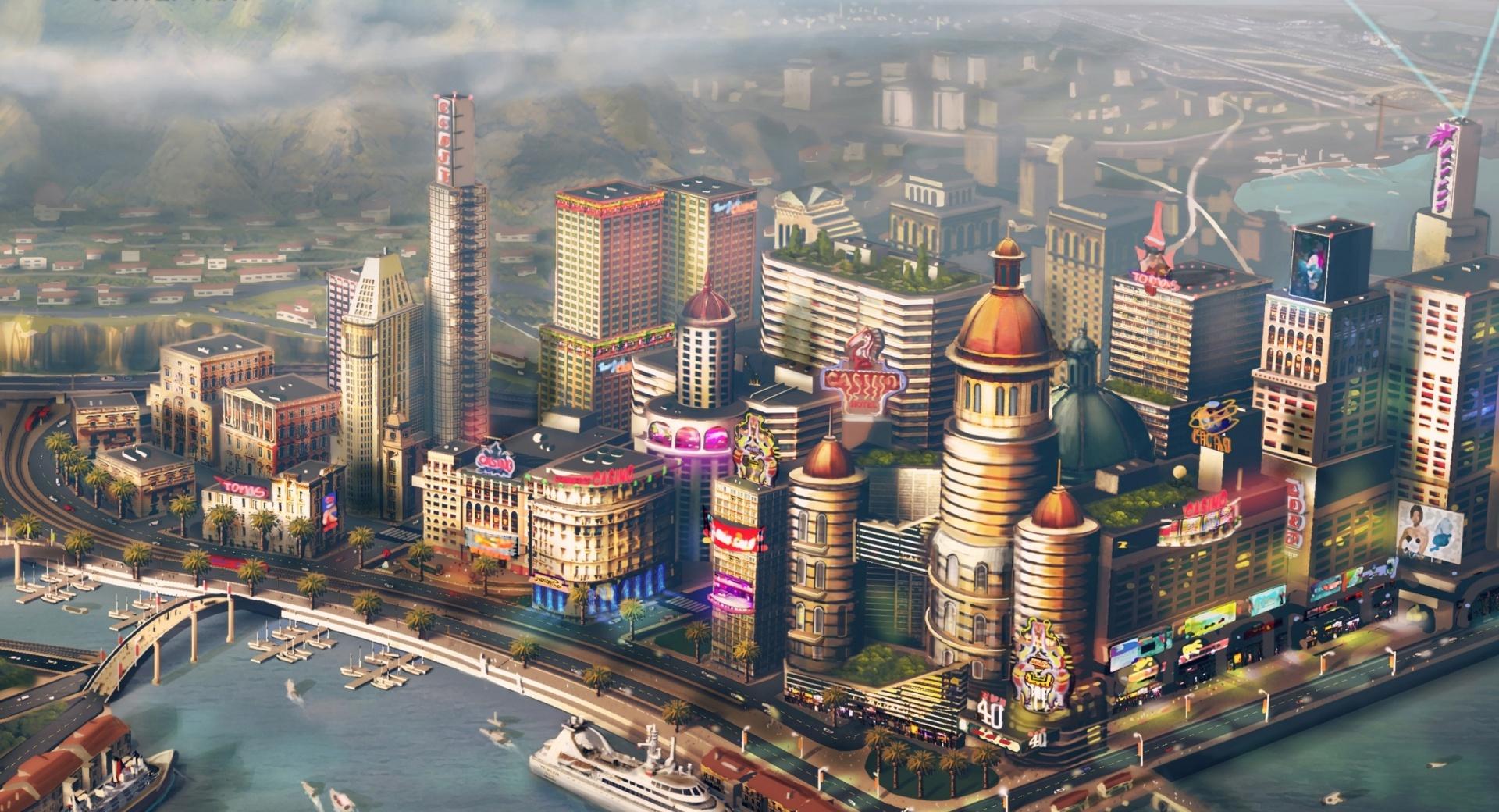 SimCity 2013 video game wallpapers HD quality