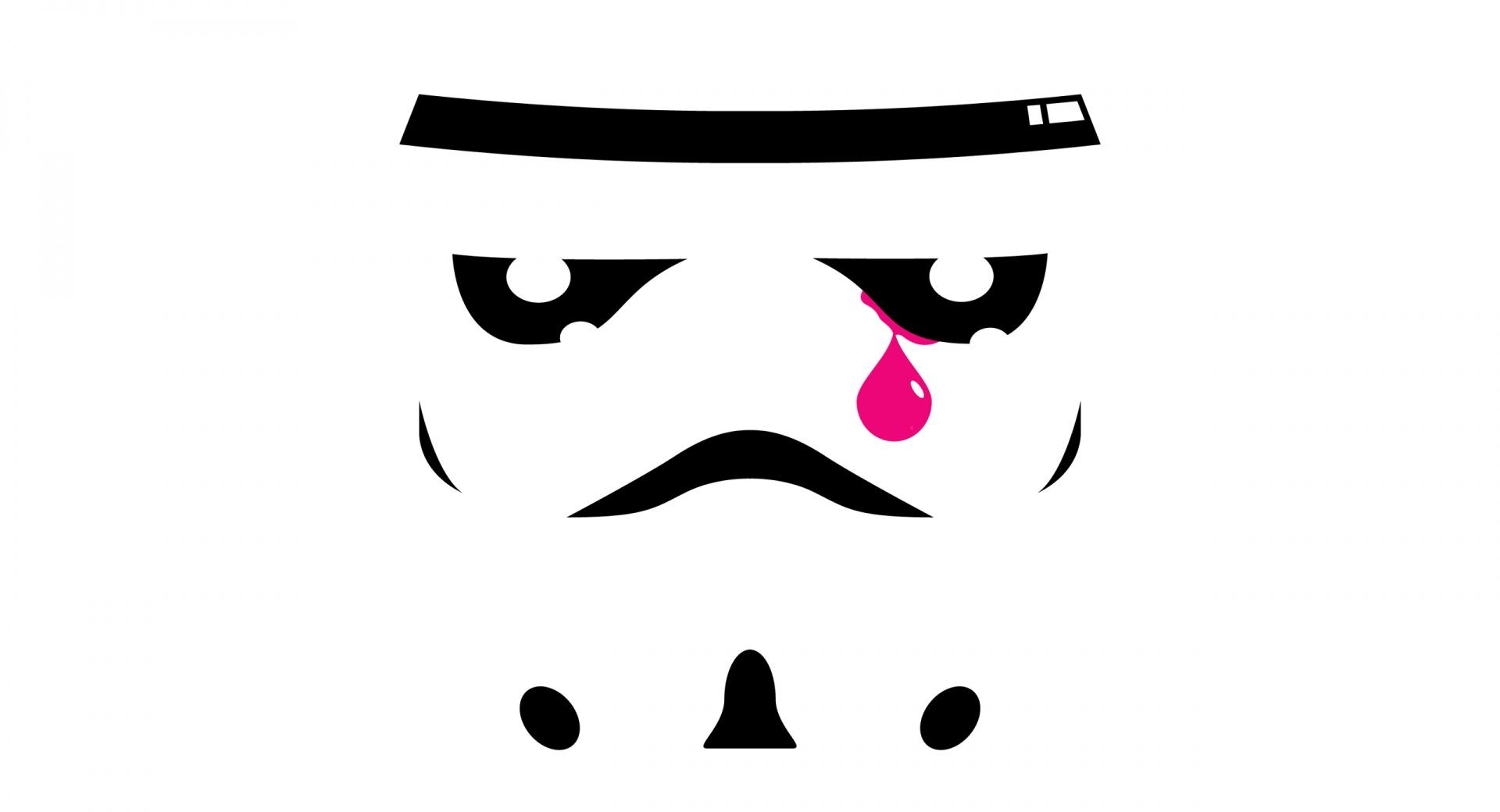 Star Wars Stormtrooper Tear at 2048 x 2048 iPad size wallpapers HD quality