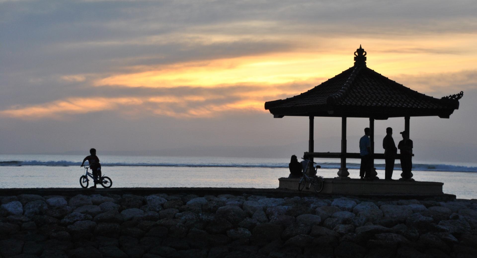 Sunrise at Sanur Beach Bali Indonesia wallpapers HD quality