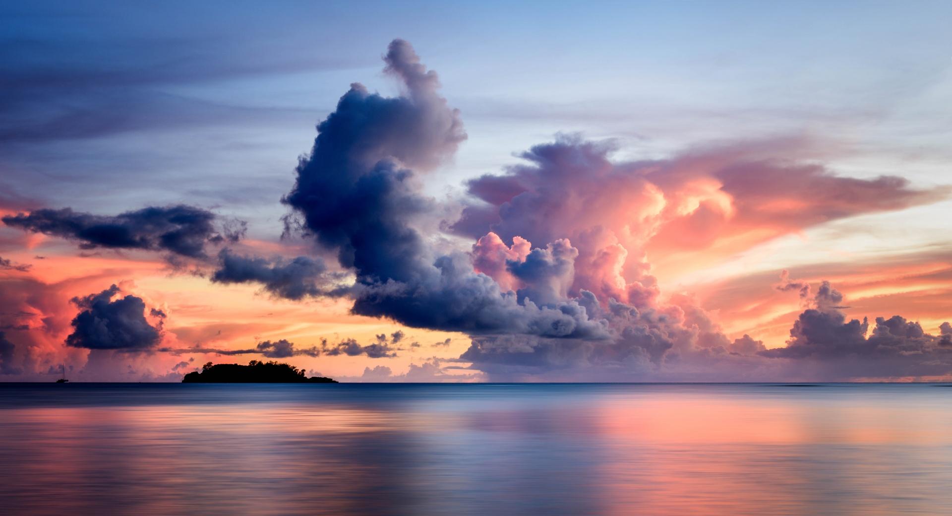 Sunset Clouds, Guam wallpapers HD quality