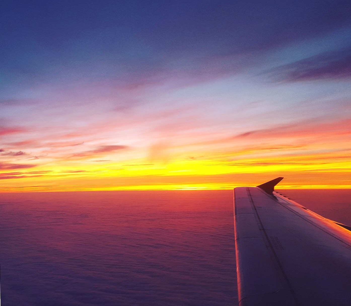 Sunset Flight at 1024 x 1024 iPad size wallpapers HD quality