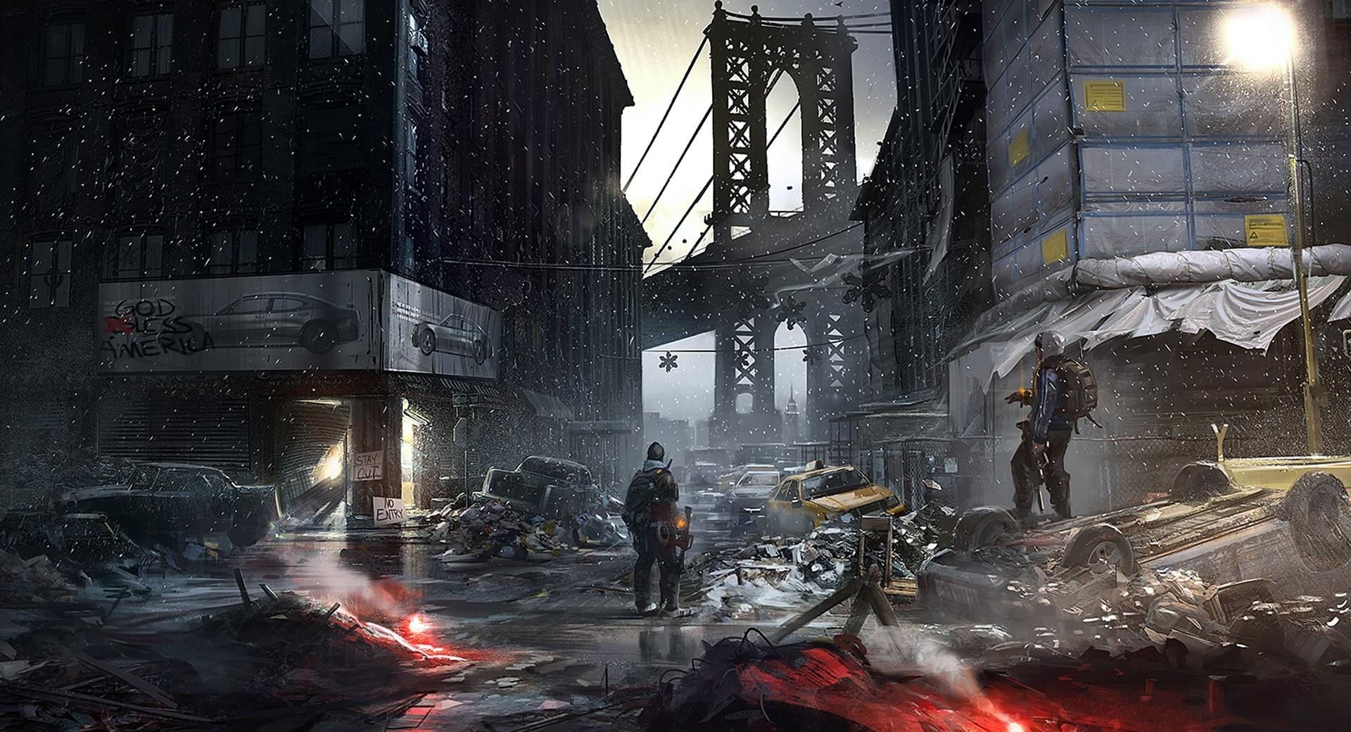 The Division Concept Art at 2048 x 2048 iPad size wallpapers HD quality