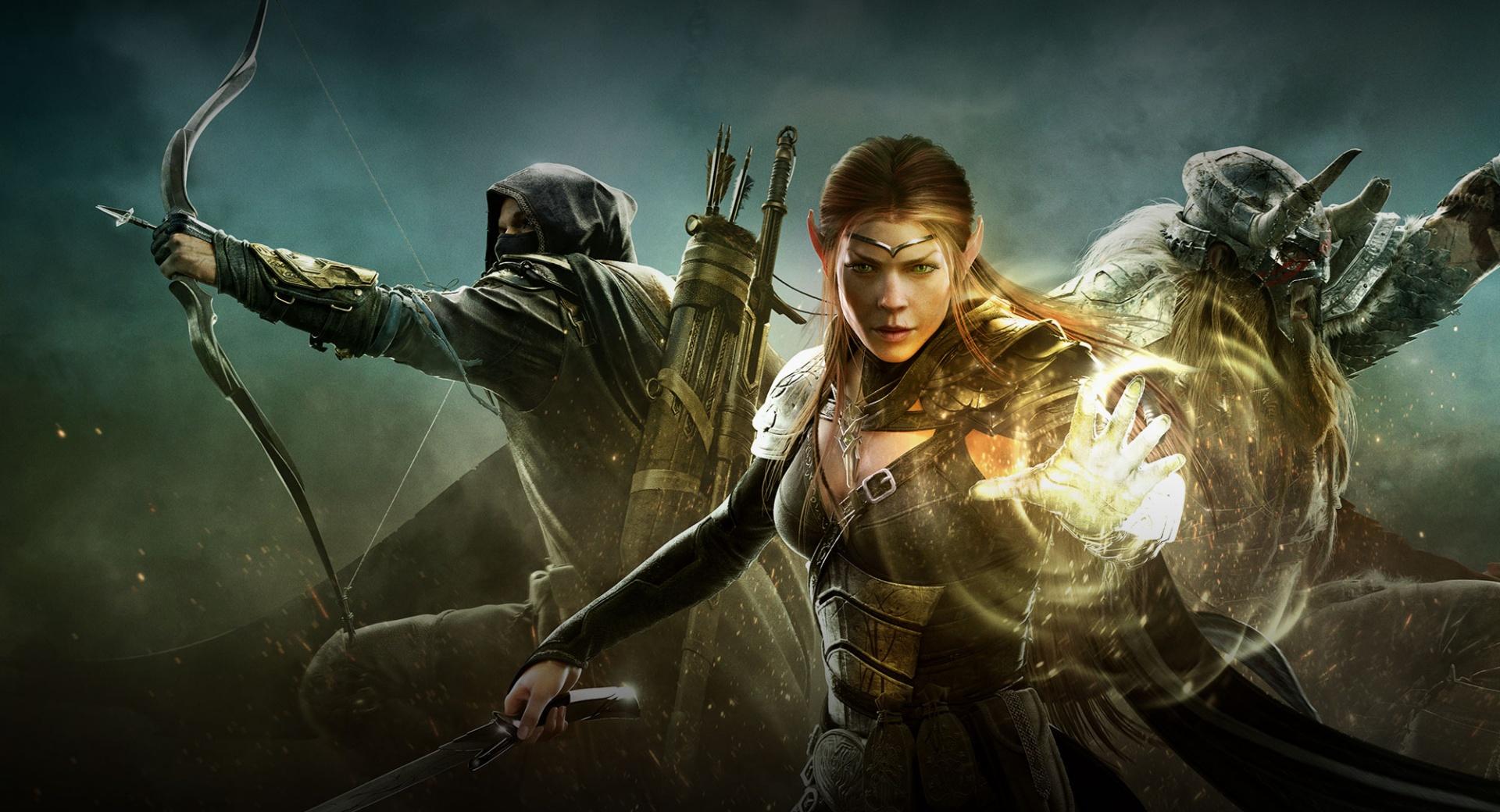 The Elder Scrolls Online Warriors at 1024 x 1024 iPad size wallpapers HD quality