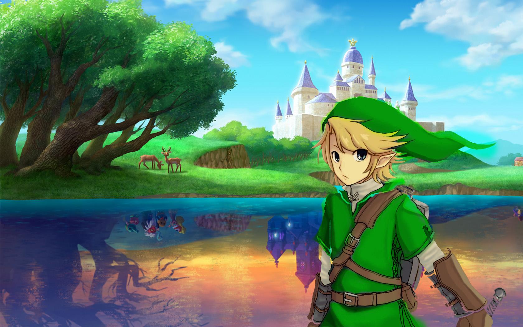 The Legend Of Zelda A Link Between Worlds at 640 x 1136 iPhone 5 size wallpapers HD quality