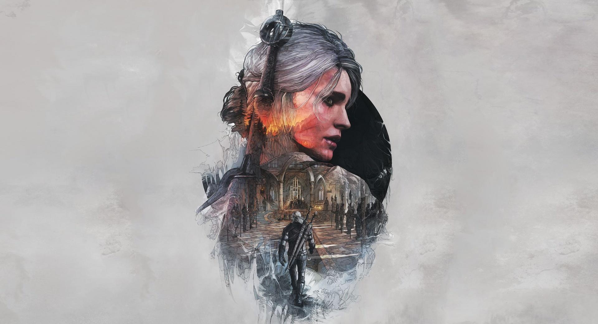 The Witcher 3 Wild Hunt Ciri FanArt at 640 x 960 iPhone 4 size wallpapers HD quality