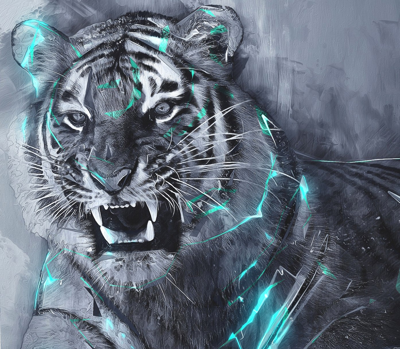 Tiger Design at 1600 x 1200 size wallpapers HD quality
