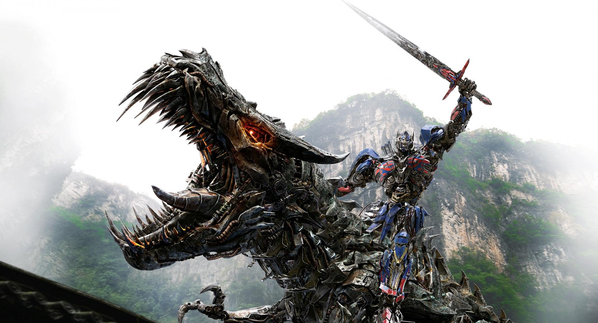Transformers 4 Optimus Prime Vs Dinobot at 640 x 1136 iPhone 5 size wallpapers HD quality