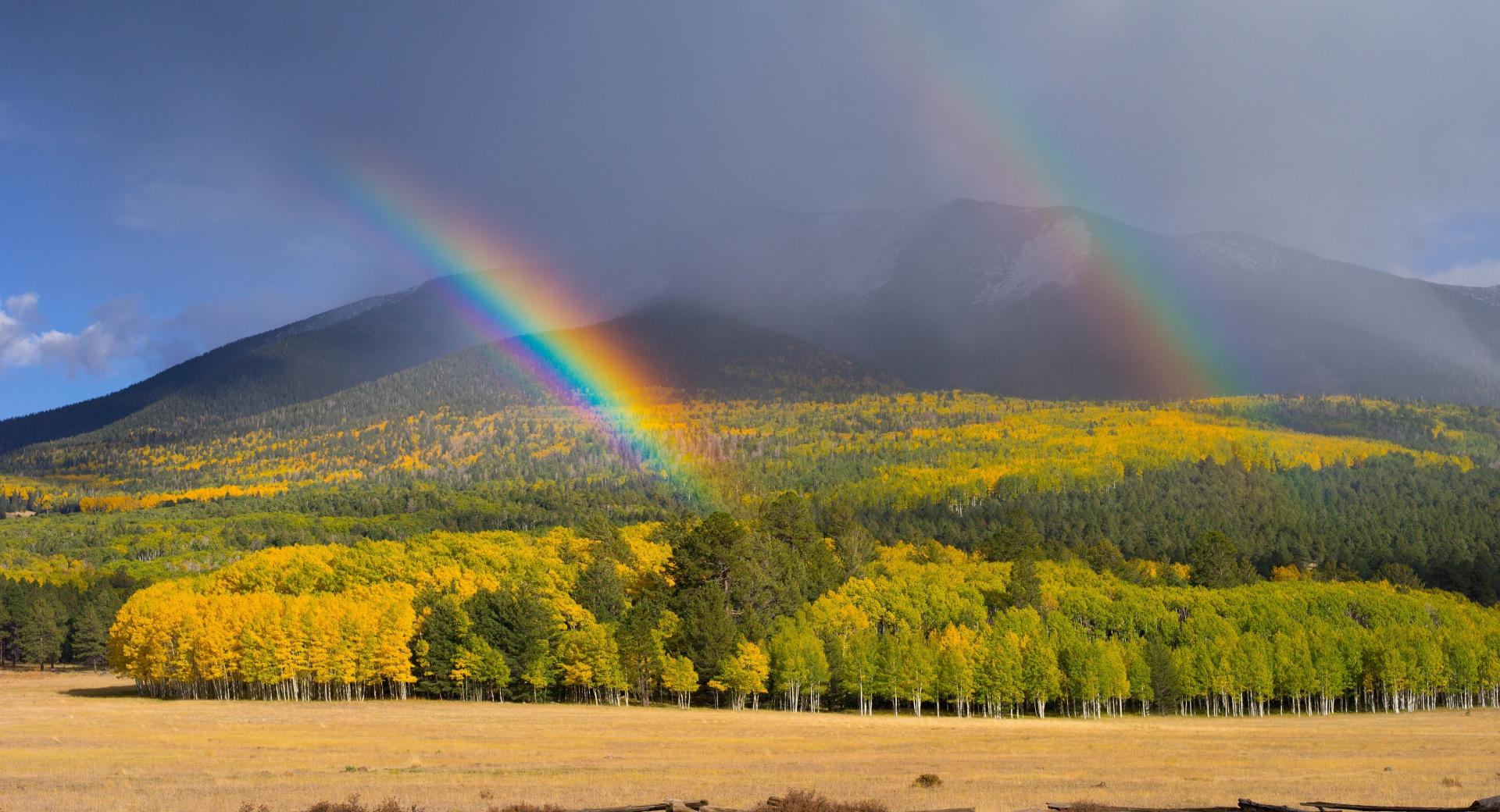 Two Rainbow at 1280 x 960 size wallpapers HD quality