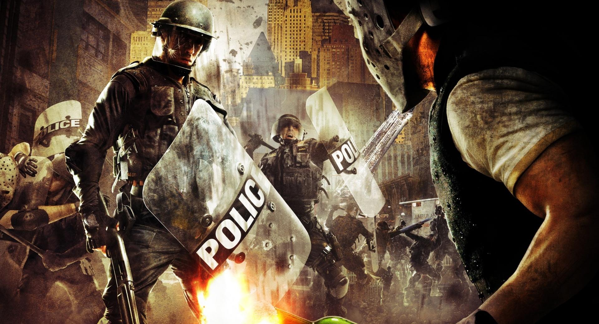 Urban Chaos Riot Response at 640 x 960 iPhone 4 size wallpapers HD quality