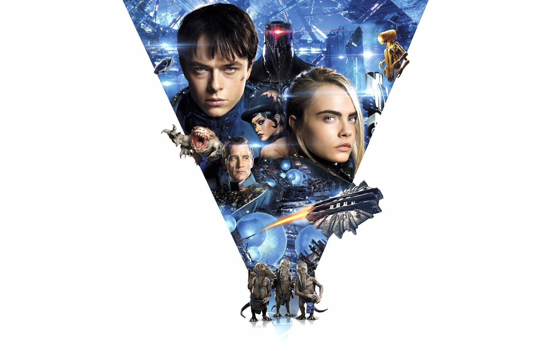 Valerian and the City of a Thousand Planets at 640 x 960 iPhone 4 size wallpapers HD quality