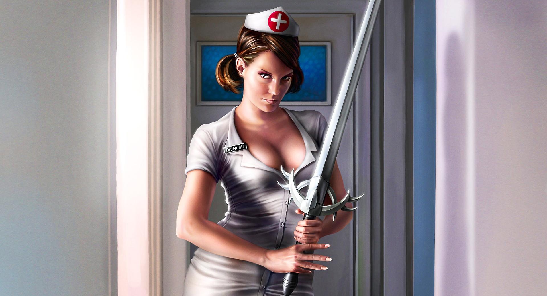 Warrior Nurse at 2048 x 2048 iPad size wallpapers HD quality