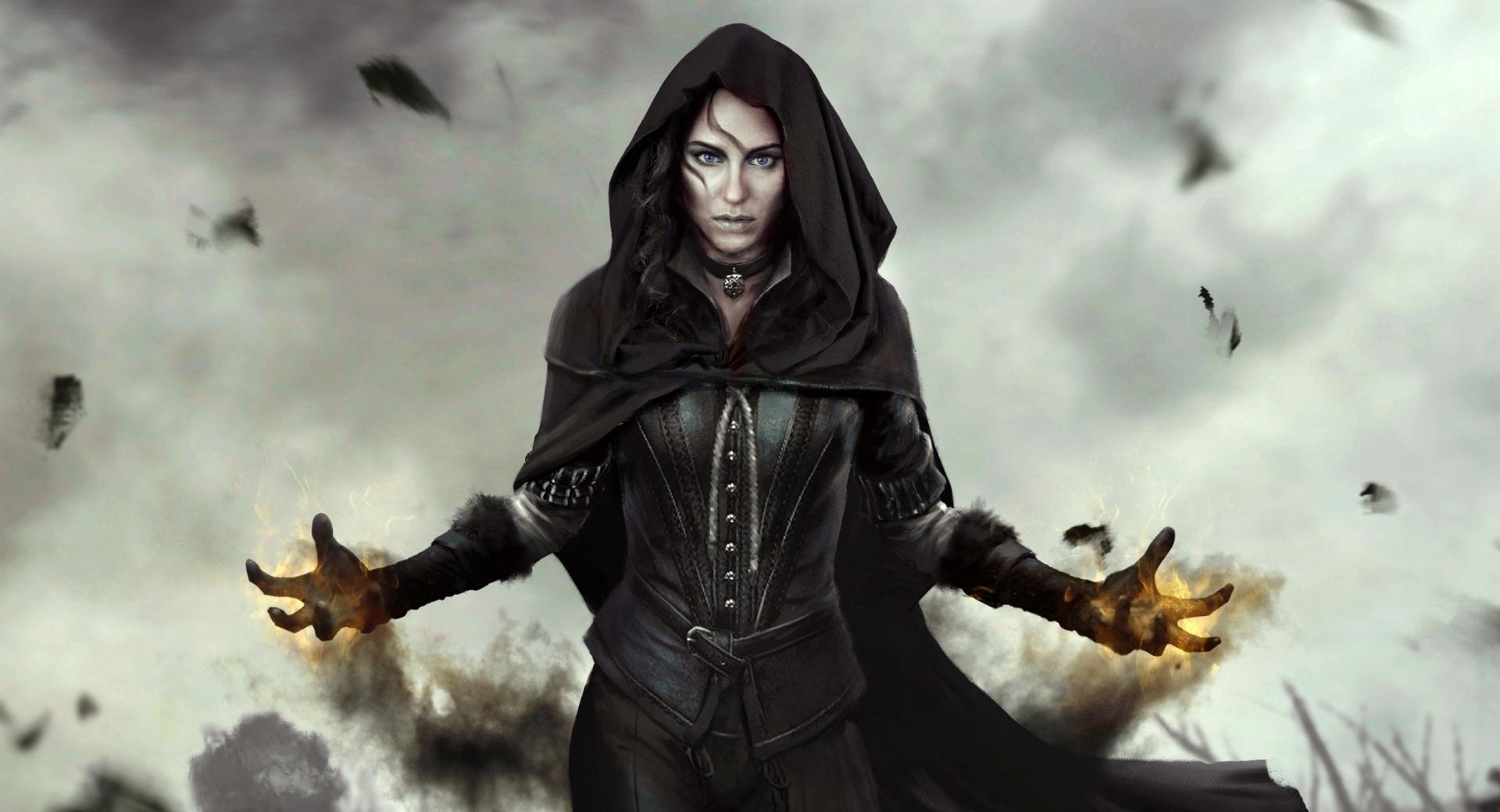 Yennefer The Witcher 3 Wild Hunt at 320 x 480 iPhone size wallpapers HD quality