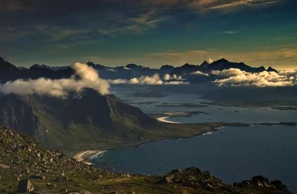 Aerial View Of Mountains