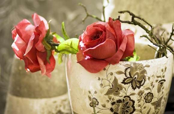 Artificial Roses wallpapers hd quality