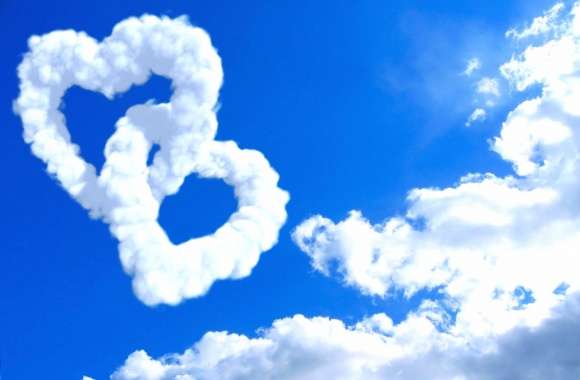 Clouds hearts