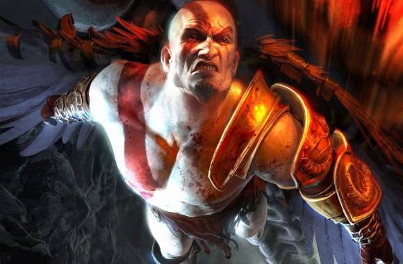 Flying Kratos in God of War