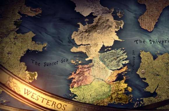 Game of Thrones Map of Westeros