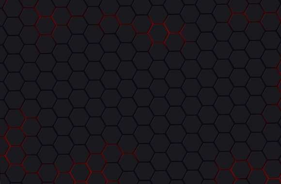Gray hexagons