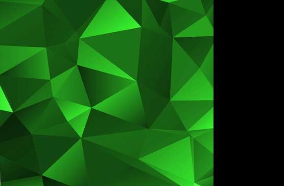 Green Polygon wallpapers hd quality