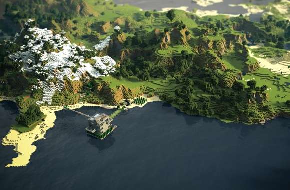 Minecraft Landscape wallpapers hd quality