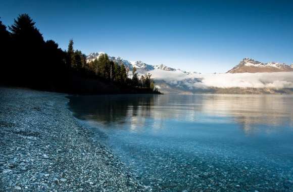 Mountain Lake Background