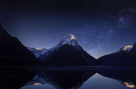 Mountain Milky Way by Yakub Nihat