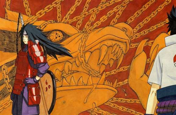 Naruto - Sasuke And Madara Uchiha wallpapers hd quality