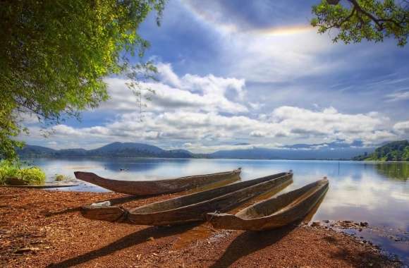 Old Canoes wallpapers hd quality