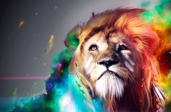 Photoshop lion